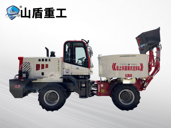 全液壓六缸3200型平口攪拌車